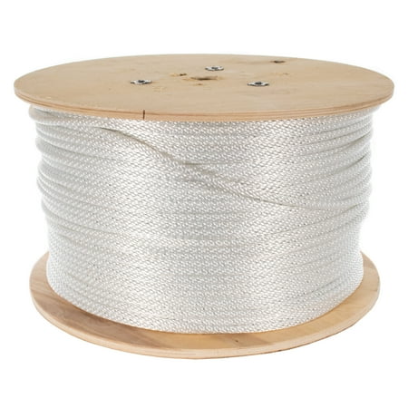 

Golberg Braided Nylon Rope with Galvanized Wire Core - High Tensile Strength Cable Halyard for Flagpoles - 1/4 Inch x 1000 Feet