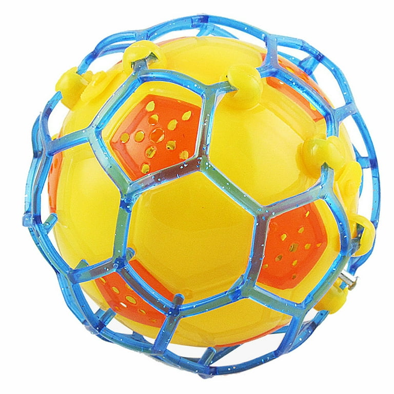 Education Bouncing Flashing High Light UNBreak Football Toy for