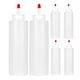 thumbnail image 4 of Botellas de condimentos con boquilla exprimible de 6 piezas para salsas: contenedores perfectos de 16 onzas para ketchup, barbacoa, salsas y jarabe, 4 of 4