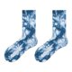 thumbnail image 1 of Paquete de 2 a 6 calcetines hasta la mitad de la pantorrilla Calcetines teñidos de algodón multicolor - 5 colores azul 2 piezas, 1 of 8