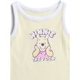 thumbnail image 6 of Winnie The Pooh Girls Airbrushed Ringer Graphic Tank Top, Sizes 4-16, 6 of 7