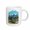 White, variant on 3drose, E-bike with Person Cyclist with Mountain Nature Cycle Biker, 15oz Mug