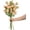 Pink, variant on Dried Flower Artificial Rose 6pcs 24 Inch Long Stem Silk Rose with 5 Flowers for Wedding DIY Bridal Bouquet Home Decor Centerpiece Arrangement(White)