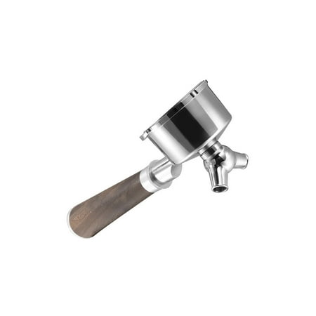 

Coffee Machine Handle with Bottom Double Anti-slide Portafilter Stainless Steel Maker Tool Basket Hand Grip Accessories Type 1