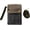Black, variant on Small Canvas Cell Phone Purse Wallet- Handmade Cute Cross Body Phone Purse with Adjustable Shoulder Strap