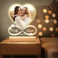 thumbnail image 4 of Gresahom Custom Mom Gifts LED Night Light Picture Frame, Personalized Acrylic Plaque with Photo, Mothers Day Birthday Gift for Mom From Daughter Son Kids, Sentimental Gift for Mum Mommy, 4 of 8