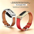 thumbnail image 5 of Leather Style Watch Band Compatible with Fitbit Air, Quick Release Replacement Wristband with Metal Buckle, 5 of 7