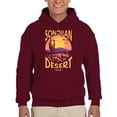 thumbnail image 3 of Hot Sonoran Desert Tee Hoodie Men's -SelectDesign, 3 of 4