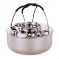 thumbnail image 1 of Stainless Steel Camping Kettle Portable Outdoor Camping Kettle 1.5L, 1 of 5