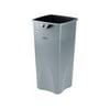 Rubbermaid Commercial 356988GY Untouchable Square Container, 23 Gallon, Gray