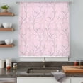 thumbnail image 5 of Pink Branches Sheer Curtains 108 Inches Extra Long, Vintage Art Farmhouse Light Filering Curtains, Privacy Drapes Simi Floor to Veiling Curtain for Living Room Bedroom Large Window Treatment, 5 of 9