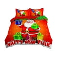 thumbnail image 2 of LADIGASU Christmas Duvet Cover Single Size,Duvet Cover Set With Buttons Closure, Ultra Soft Washed Microfiber Bedding Comforter Cover With A Pillowcases For All Season, 2 of 7