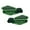 Green/Black, variant on PowerMadd Star Series Handguards with Tri-Mount Kit Green/Black