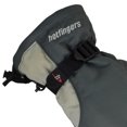 thumbnail image 3 of HOTFINGERS Men's Rip-N-Go Alpine Sport Men's Fabric Mitten, Color: Dark-Gray/Light-Gray, Size: XL, 3 of 5