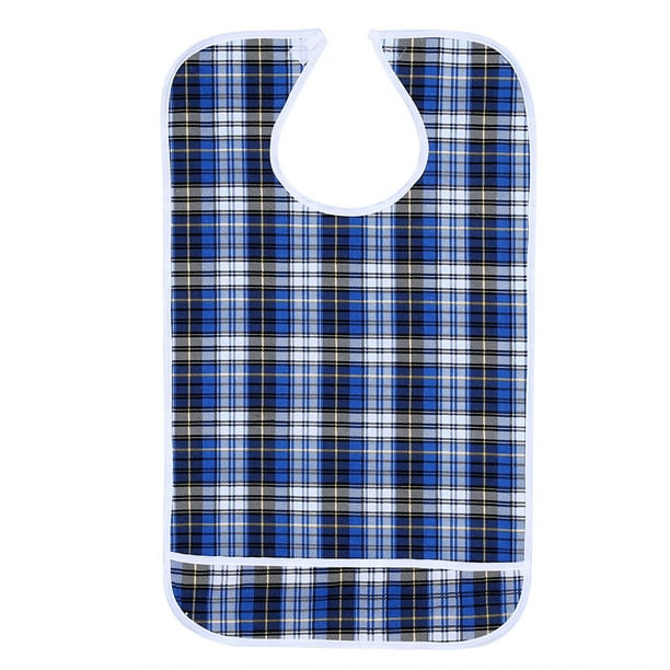 Baberos Para Adultos Para Comer Protector De Ropa Impermeable Con Recogedor De Migas Desmontable Baberos Para Adultos Para Mujeres Y Hombres, 3 Colores Babero Impermeable Para La