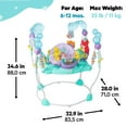 thumbnail image 5 of Bright Starts Disney Baby The Little Mermaid Activity Jumper, Ariel, Blue, Infant, 5 of 15