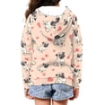 thumbnail image 5 of chaqlin Girls Pug Hoodies Size 11-13 Trendy Full Zipper Hoodies Sweatshirts Cute Long Sleeve Hooded Jacket Kids Sweater Top with Pockets Fall Winter Clothes, 5 of 6