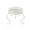 White, variant on TFYZYY European-Style Wrought Iron Plant Stand, Floor-Standing Display Rack for Potted Plants, Succulents, and Decorative Items, Compact and Sturdy Design for Balconies and Living Spaces