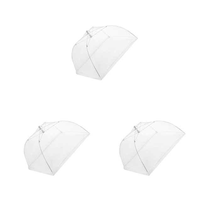 Wosthever Cubierta de malla para alimentos, de escritorio de cocina plegable, paraguas antiinsectos, lavable, reutilizable, Protector de placa de Type1 NO1 Wosthever CBP136651
