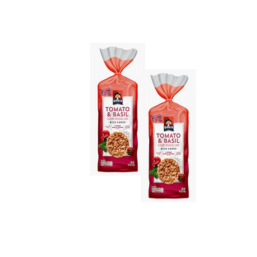 FSSTAM Quaker Gluten-Free Tomato and Basil Rice Cake 14 count-2 pack