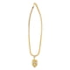 thumbnail image 5 of Collar hip hop con cadena cubana de strass, colgante y etiqueta para hombre, 5 of 8