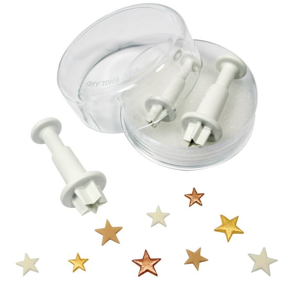 PME Plunger Cutters, Star, 3-Pack