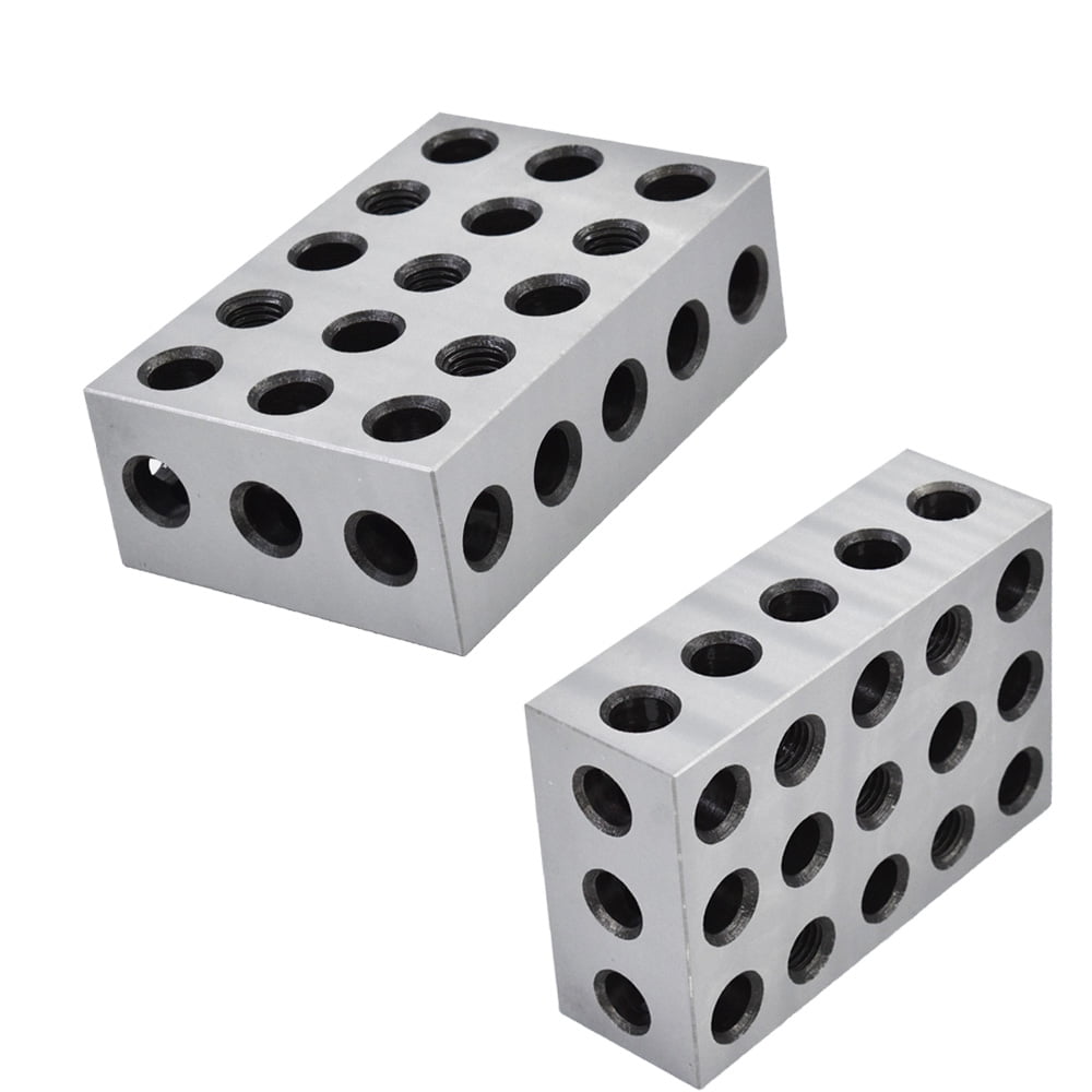 findmall 1 Matched Pair 2-4-6 Blocks 23 Holes .0002" Machinist Precision 246 Jig US