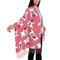 thumbnail image 4 of Easygdp French Bulldog Women's Scarf Womens Winter Scarf, Fashion Scarfs for Women, Shawls and Wraps, Long Blanket Scarf, 4 of 8