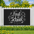 thumbnail image 6 of Chalk Style First of School Banner with Clouds and Paper Planes Backdrop Decor Party Supplies for First Day of School Celebrations Photography Props Classroom Decorations, 6 of 6