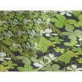 thumbnail image 4 of Ambesonne Sage Quilted Bedspread Set 3 Pcs, Nostalgia Vintage Foliage, King Size, Green Black White, 4 of 5
