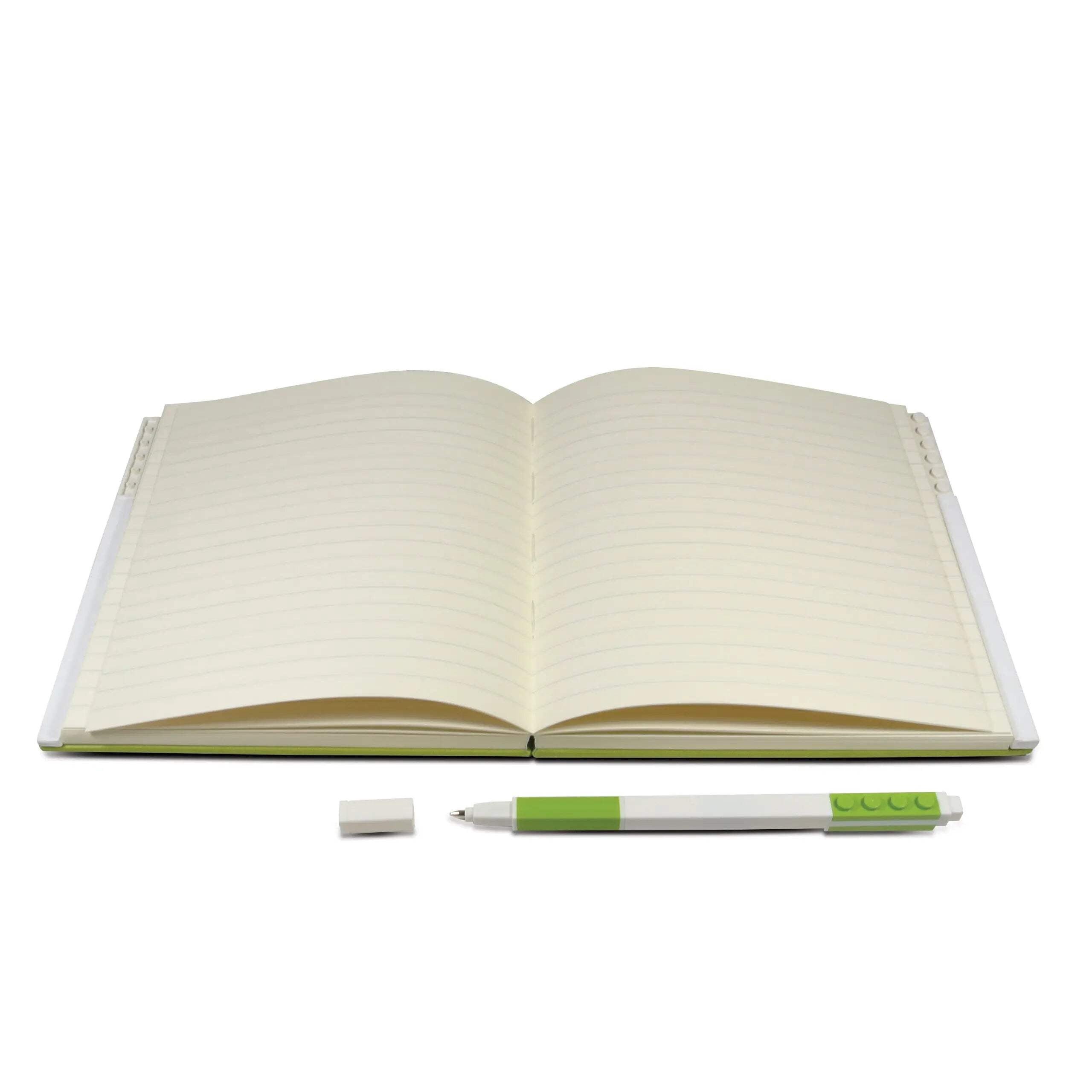 LEGO Stationery Locking Notebook with Gel Pen - Lime (52442)