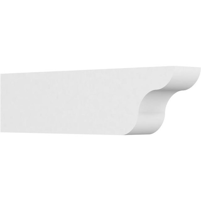 Ekena Millwork RFTP05X08X30CAR 8 x 5 x 30 in. Standard Carmel Architectural Grade PVC Rafter Tail
