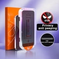 thumbnail image 3 of Protecteur d'écran pour iPhone, revêtement oléophobe 8K, Installation sans poussière, verre Anti-espion, pour iPhone 13 11 12 14 Pro Max Mini XS MAX X 15, 3 of 5