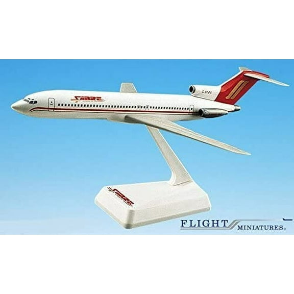 Sabre Airways Boeing 727-200 Airplane Miniature Model Plastic Snap-Fit Scale 1:200 Part# ABO-72720H-025