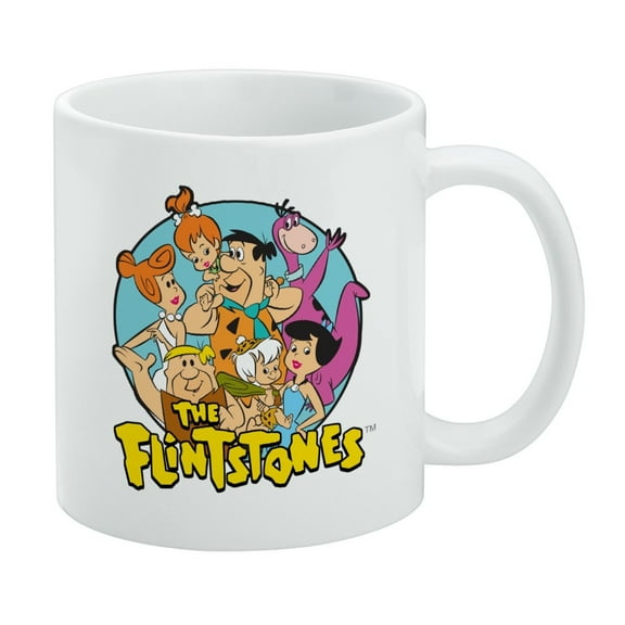 The Flintstones Group White Mug