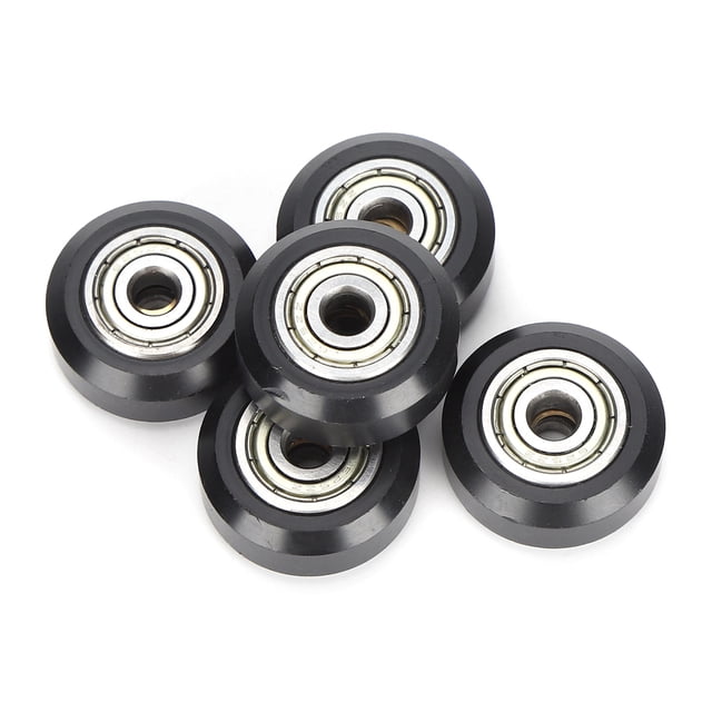 3d Printer Wheels, Black And White POM Ender 3 Pro Parts Superb Craftsmanship Functional Functional With High Performance For 3D Printers Black,White