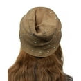 thumbnail image 4 of NYFASHION101 Unisex Comfort & Warm Knit Studded Slouchy Beanie Hat Taupe, 4 of 4