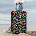 thumbnail image 4 of Uemuo Colorful Geometric Dog Printed Washable Luggage Cover - Fashion Suitcase Protector Fits 18-32 Inch Luggage -Medium, 4 of 9