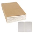 thumbnail image 1 of zmybcpack Paquete de 12 cuadernos de diario con cubierta marrón kraft, cuadernos forrados para viajeros, estudiantes, oficina, cuadernos de notas, planificador, tamaño A5, 8,26 x 5,5, 60 páginas a ray, 1 of 5