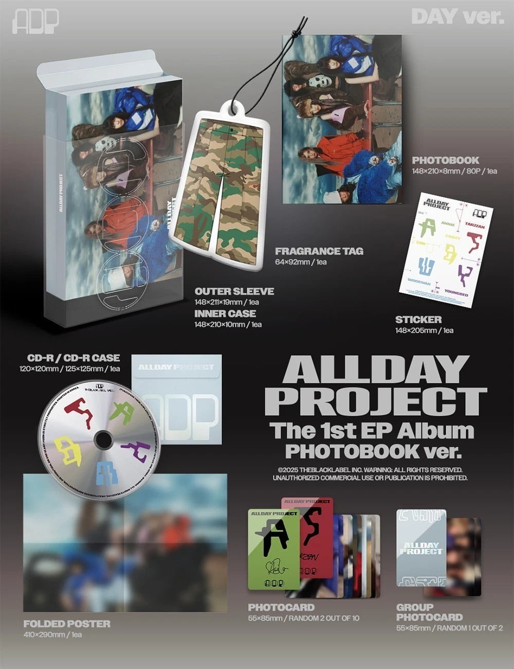 ALLDAY PROJECT - [ALLDAY PROJECT] 1st EP Album PHOTOBOOK ONE