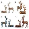 thumbnail image 2 of FYCONE Statues for Home Decor Figurines Sculptures Modern Large Deer Decorations Center Table Living Room Resin 2pcs Big Shelf Accents Bookshelf Fireplace Items Christmas Reindeer, 2 of 3