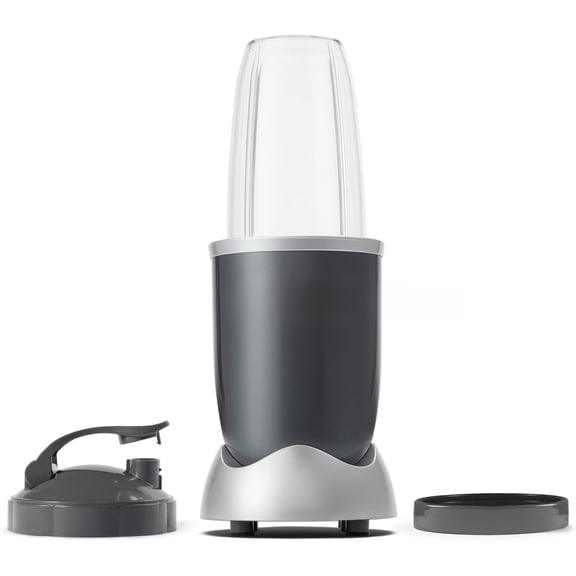 24Oz Personal Blender, 600W High-Power Countertop Blender for Smoothies, Shakes, Frozen Drinks & Food Prep, Gray, Durable Multi-Use Kitchen Appliance