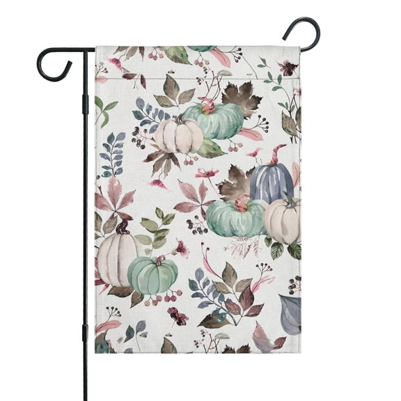 Fall Garden Flag - Double Sided 12x18 Inch, Autumn Seasonal Outdoor Decor for Yard, Lawn, House - Family,Friends,Thanksgiving,Anniversary.