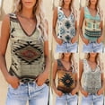 thumbnail image 5 of Women's Sleeveless Casual Tank Tops T-Shirt V-Neck Tank Vest Pullover Blouses (Light gray S), 5 of 6