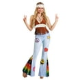 thumbnail image 2 of Patchwork Hippie Costume Women's, 2 of 4