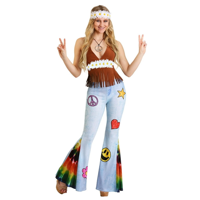 Ladies hippie deals costume