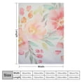 thumbnail image 4 of Creowell Flowers Print Throw Blanket Lightweight Soft Blanket for Bed Couch Car Kids Adults All Seasons - 3 Sizes 40x50in, 4 of 6