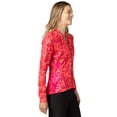 thumbnail image 3 of Terry Strada Long Sleeve Bike Jersey - Women's Athletic Fit, Full Front Zip Cool Weather Cycling Top, 3 of 11