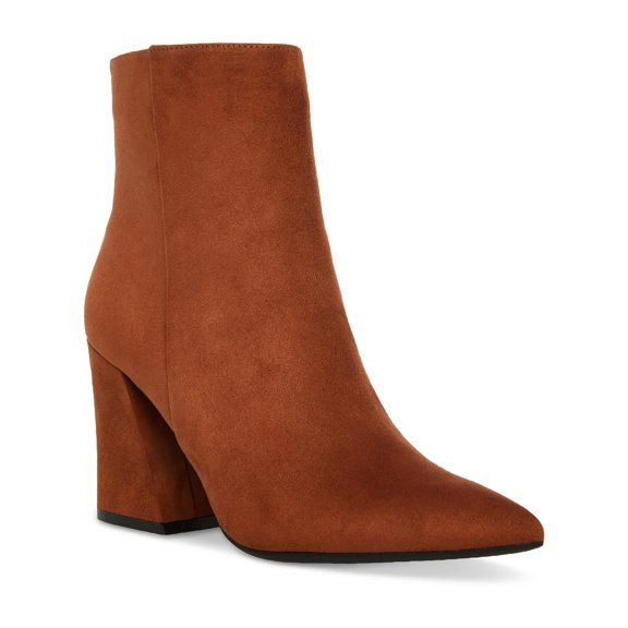 Madden Girl Womens Cody Faux Suede Pointed Toe Ankle Boots