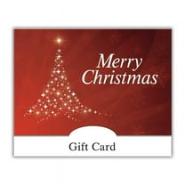 Gift Card Holder - Merry Christmas, Tree of Stars (100 Pack)